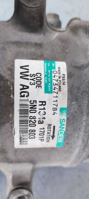 Compresor clima volkswagen vw passat B6 break BLS cod 5N0820803