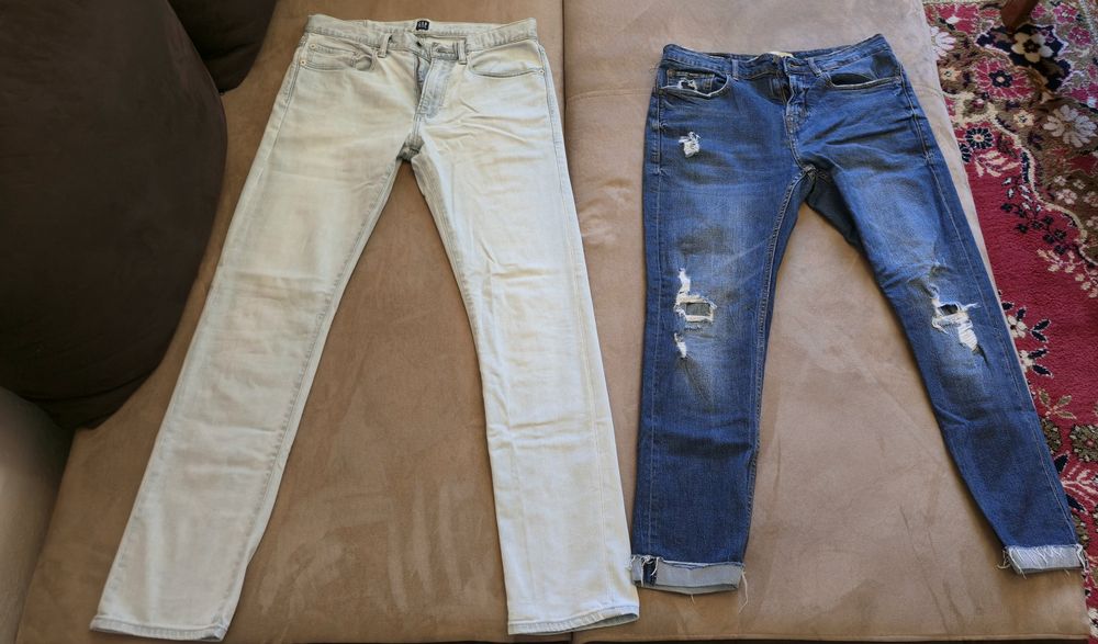 Мъжки дънки Pull & Bear и GAP