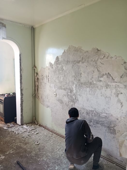 Demontaj  uy buzish Remonga tayyorlash