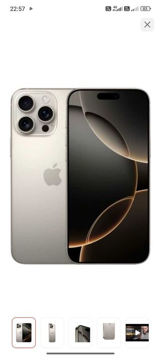 IPhone 16pro maxc 100%