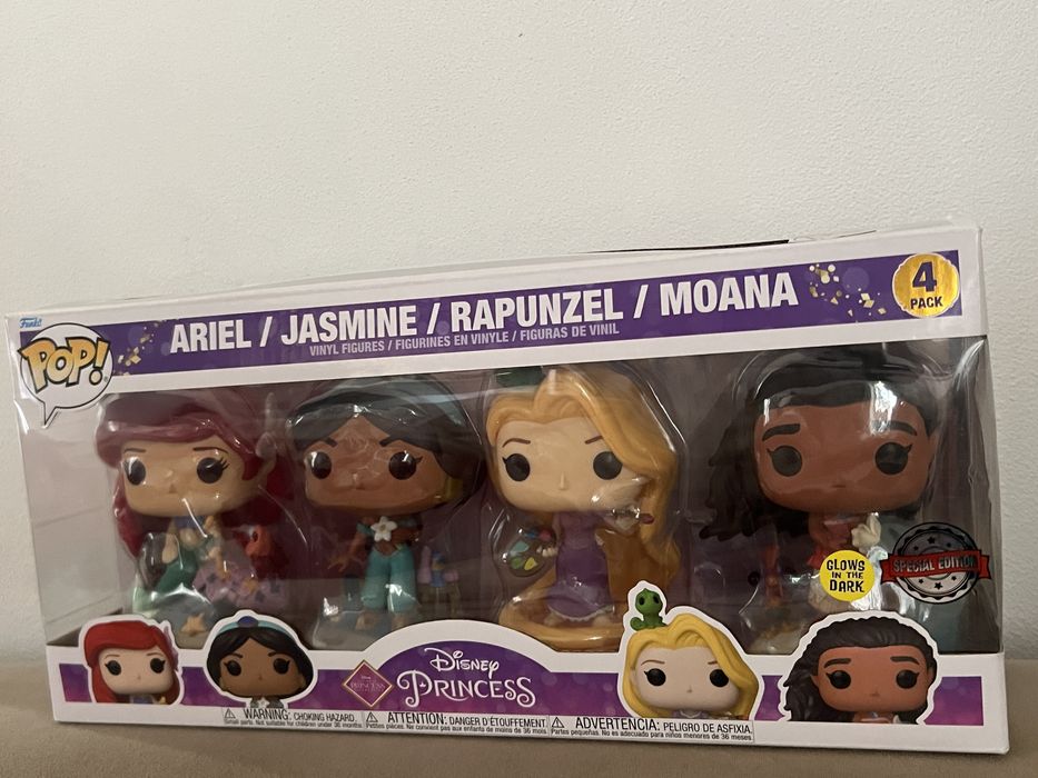Funko pop ( disney princess) 4 pcs