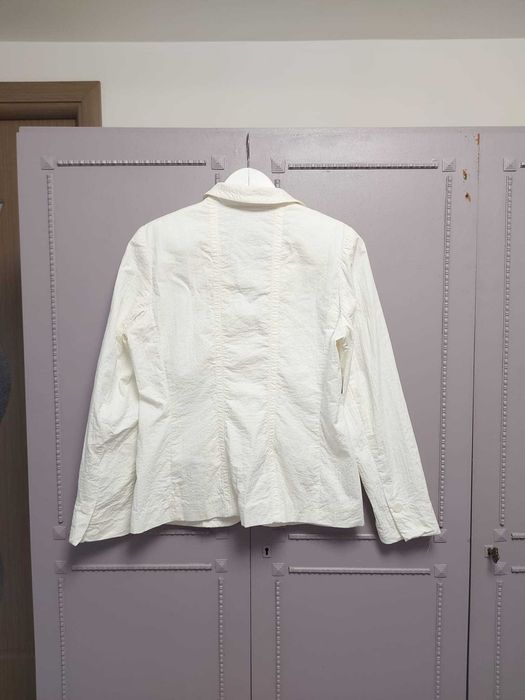 Sacou deosebit Carlo Colucci, alb perlat, mărimea 38(M)