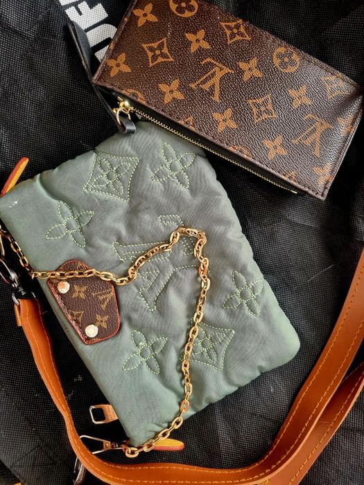 Чантичка  + портфейл +шал Louis Vuitton