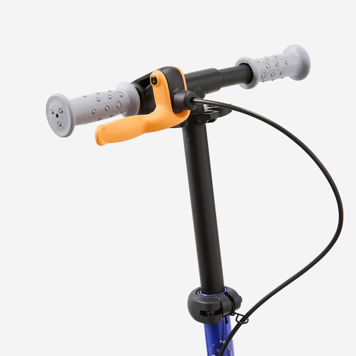 Trotinetă cu frână Play 5 Albastru-Oranj - produs resigilat Decathlon