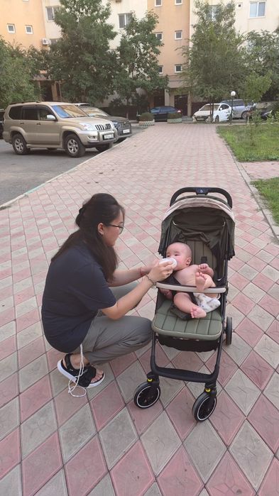 Коляска и велосипед