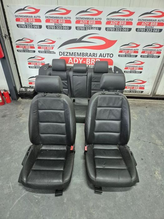 interior /tapiterie din piele cu incalzire/cotiera audi a6 c6 berlina