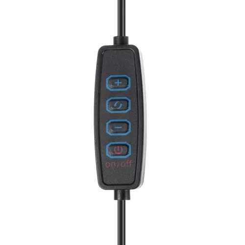 Регулируема USB LED настолна лампа Izoxis, 3 цвята и 10 нива на яркост