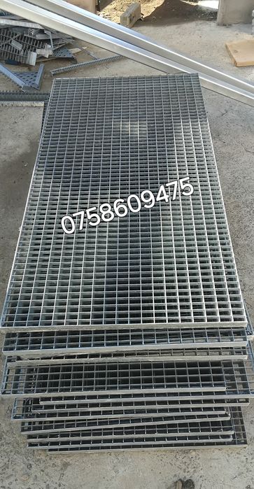 Grilaje-trepte zincate 118x28