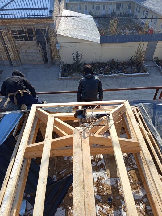 Ремонт крыши навесы