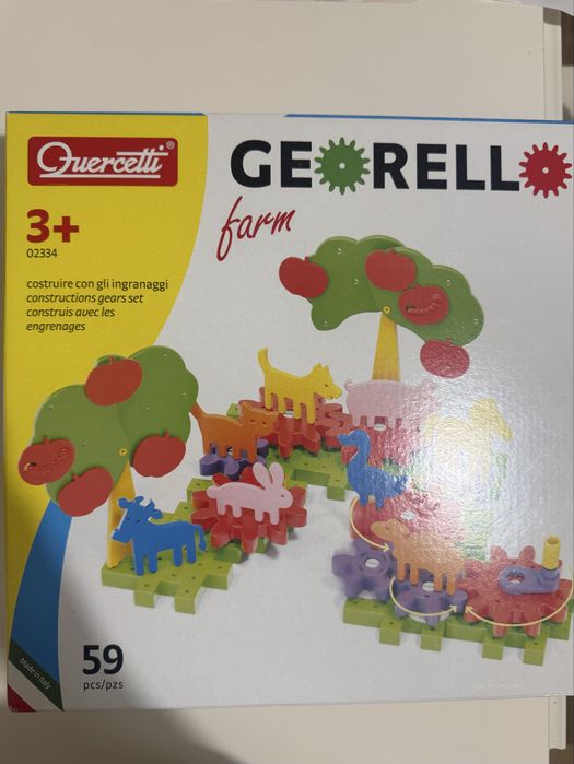 Joc de constructie Ferma Georello pt copii intre 3-7 ani