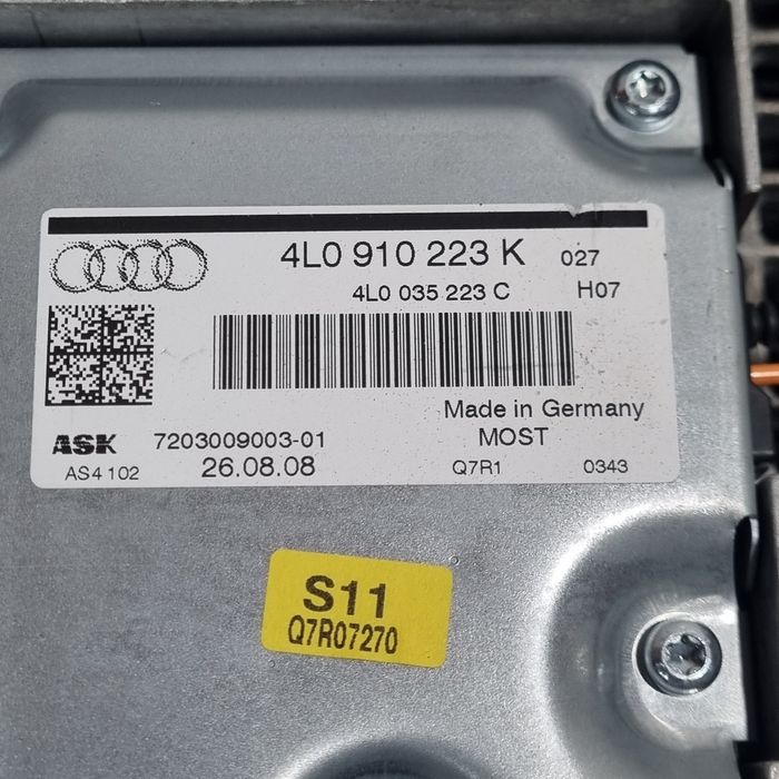 Amplificator audio AUDI Q7 2005 - 2009 (1573) 4L0910223K Garantie