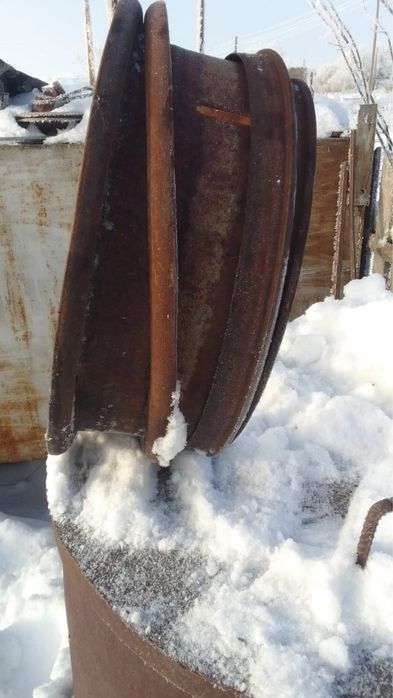 Диск камаз в сборе с кольцом и замком