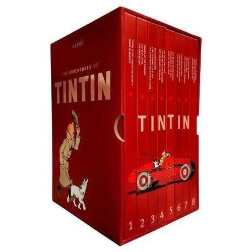 Aventurile Lui Tintin Colectie Completa 8 Carti Box Set, Herge
