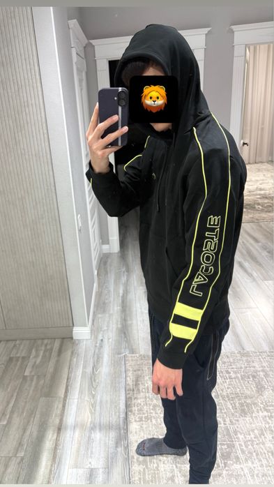 Худи Lacosta чёрная