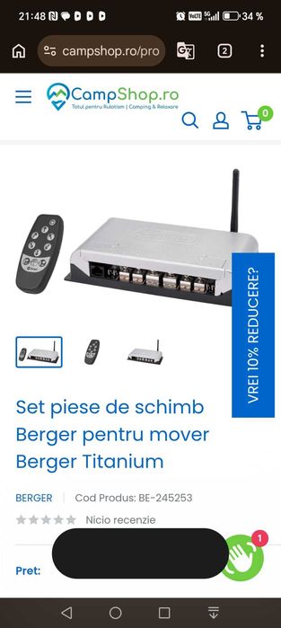 Mover rulota complet