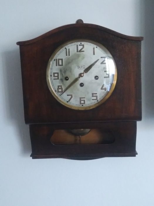 Ceas de perete cu pendul MPL art Deco 1925-1930 west GERMANY