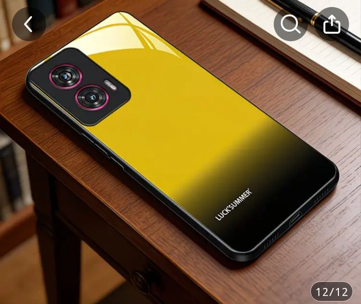 Стъклен кейс за Moto Edge 50 Fusion Motorola, Устойчив