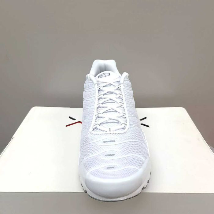 #NOU# Nike Airmax TN Triple White - Livrare Cu Verificare Colet -