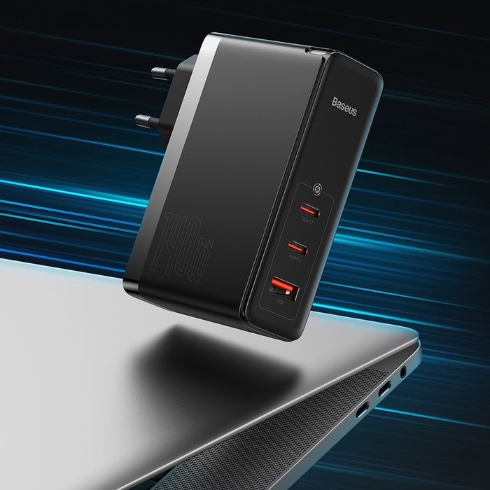 Baseus 140W PowerMega 3 portli GaN 5Pro