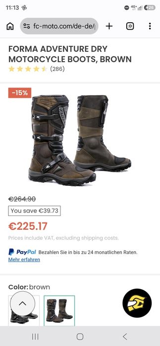 Forma Adventure Dry Waterproof, mărimea 39, maro, din piele - ca noi