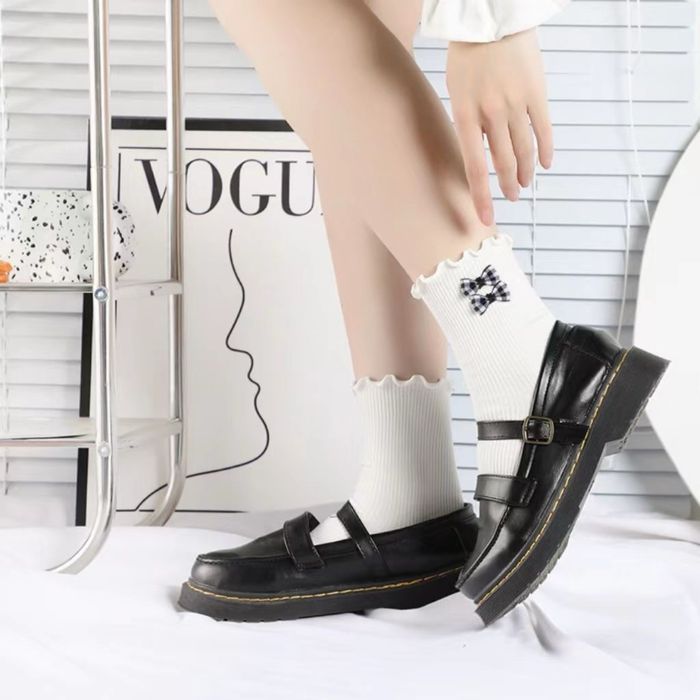 Нарядные носки гольфы для девочек 6-10 лет