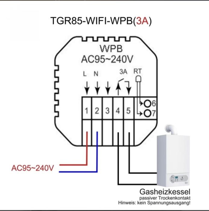 Termostat wifi Beok incalzire pardoseala