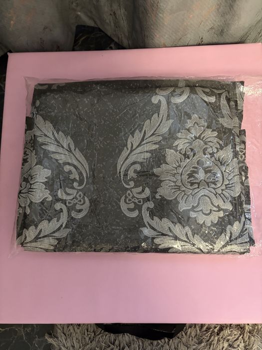 Draperii gri cu model 150/260