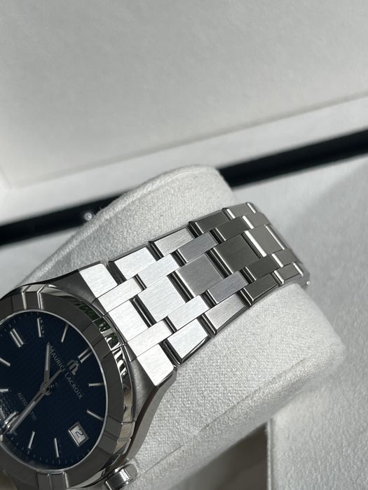 Maurice Lacroix Aikon 39mm Blue Automatic + оригинална гумена каишка