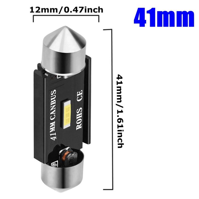 Нови LED крушки-Супер силни лед светлини-интериор-номер- C5W/C10W