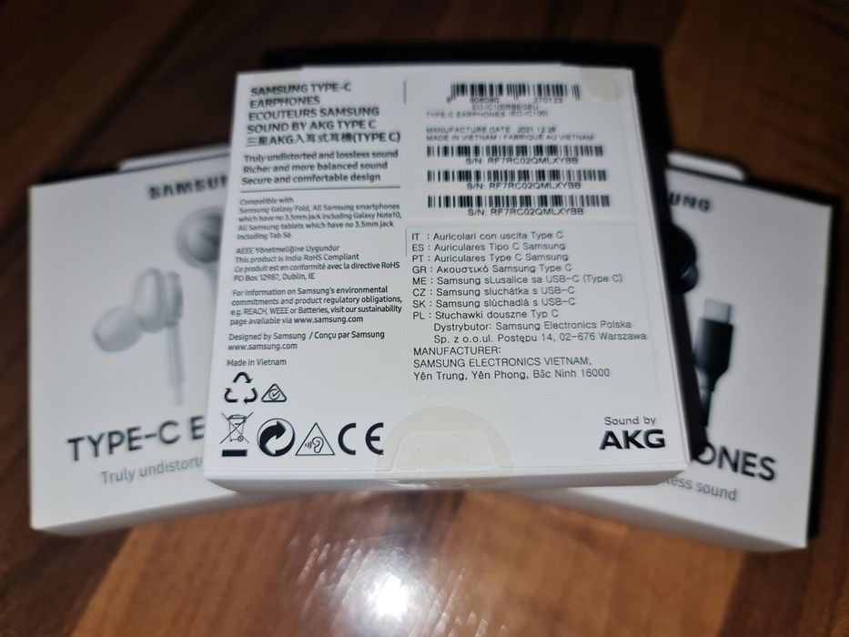 Casti originale Samsung AKG USB C Note10 20 S20 S21 S22 Plus S23 Ultra