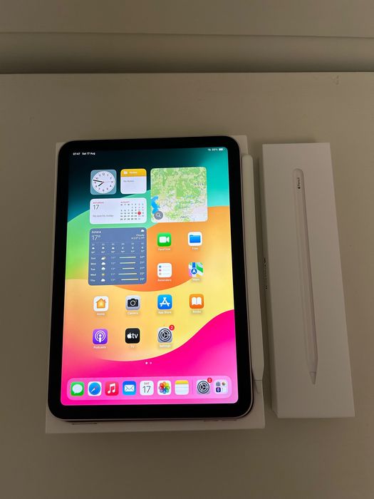 iPad mini 6 (64 GB, Pink) + Apple Pencil 2