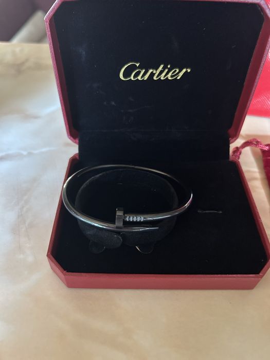 Bratara cartier nail black