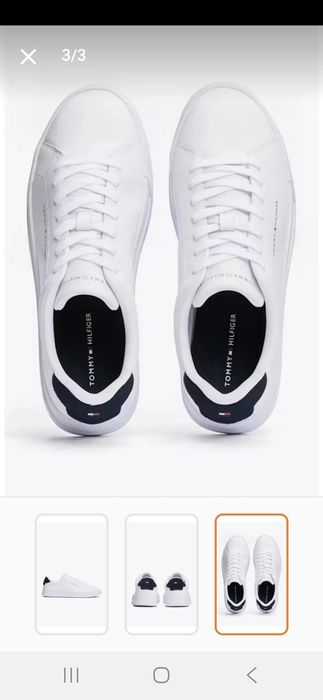 Нови бели сникърси  Tommy Hilfiger, размер 41