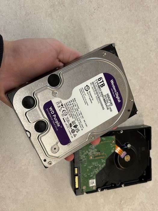Doua HDD WD 6TB (12TB total) – ca noi, 2022, perfecte pentru NVR / PC