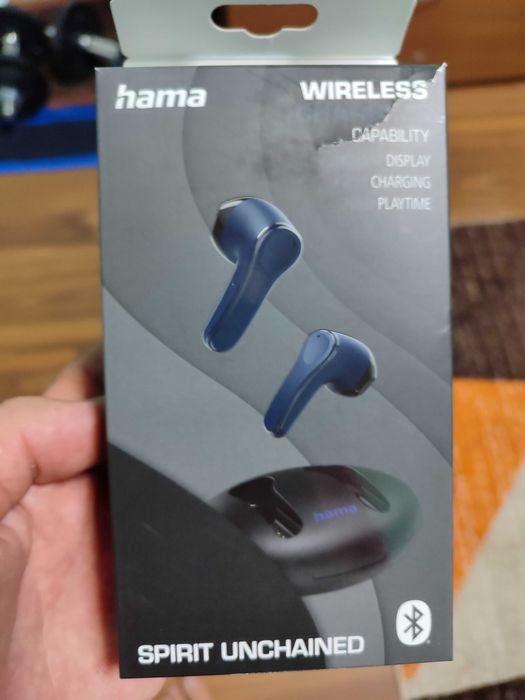 Блутут слушалки Spirit Unchained, сини HAMA-184169