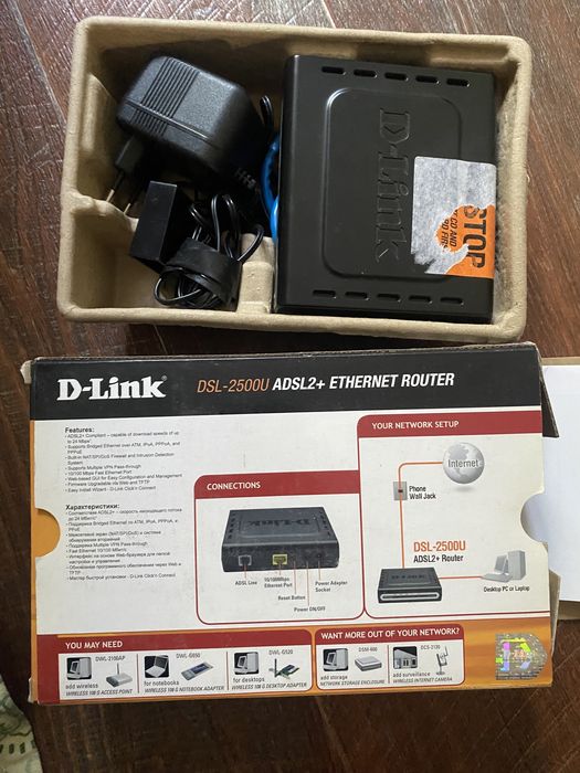 ADSL маршрутизатор для проводной сети