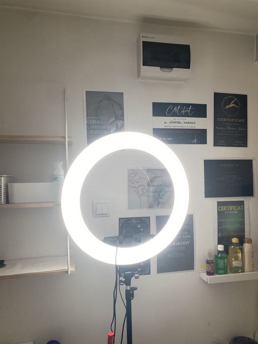 Lampă led ring light ZB-F488, 56 cm, 60 w