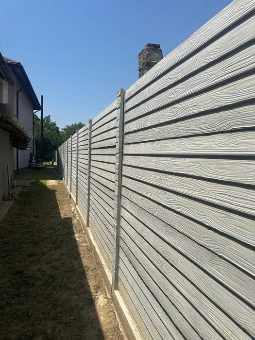 Gard din Placi de Beton - Vanzare si Montaj