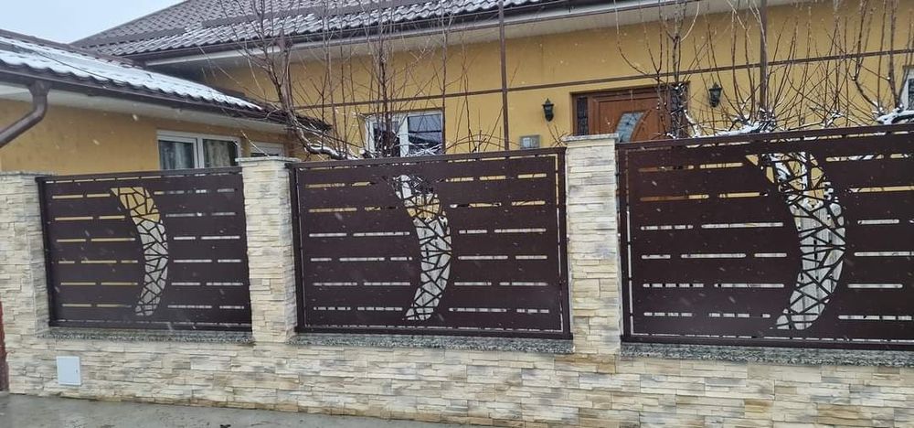 Gard tablă decupată-Garduri tablă traforată CNC