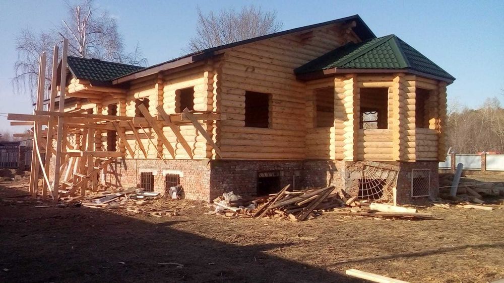 Срубы беседок, бань, домов, МАФов.