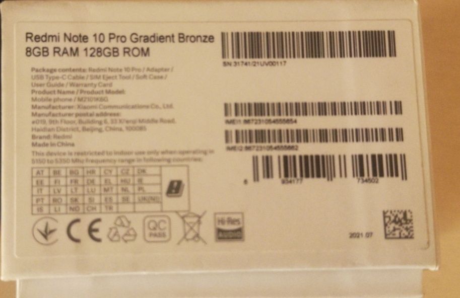 Нот 10 про продам