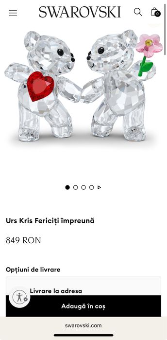 Swarovski Kris Bear Happy Together - Cadoul perfect