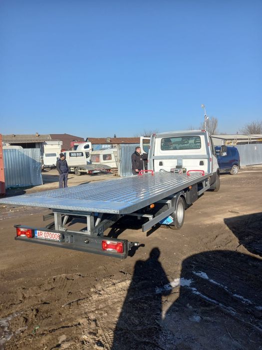 Caroserie platforma hidraulica culisabila rabatabila