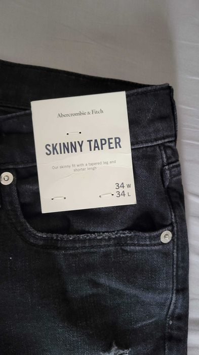Уникални дънки! Abercrombie & Fitch, Skinny Taper  (95 евро), нови!