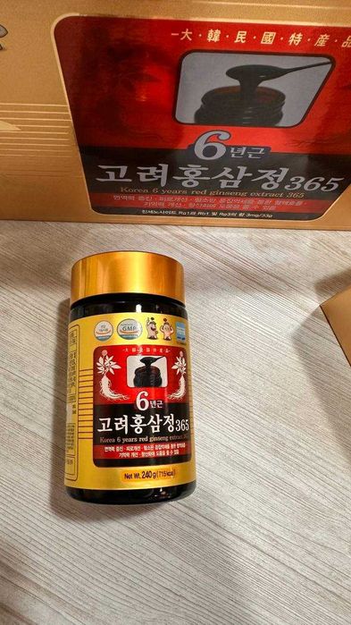 6 yillik Koreya Jenshen ekstrakti — Kuch, Energiya va Tetiklik!