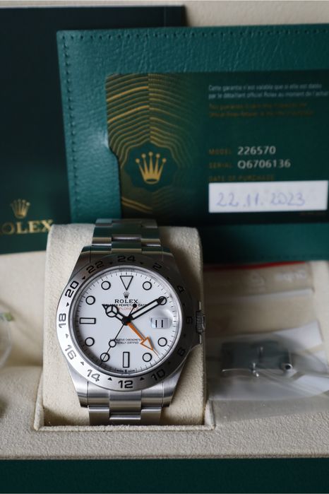 Rolex Explorer 2 Polar White Dial | 226570 | Full box ca nou | 2023
