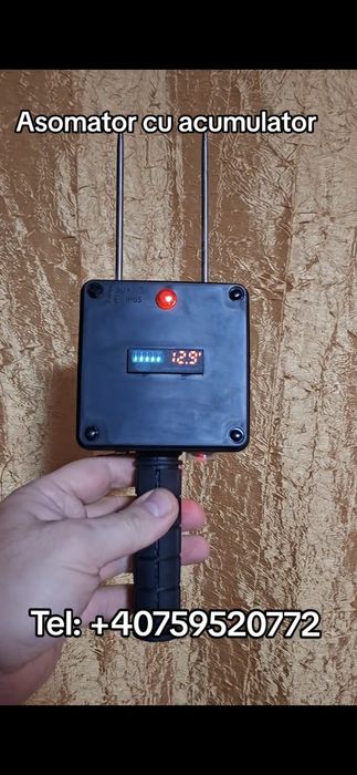 Asomator electric cu acumulator pentru animale