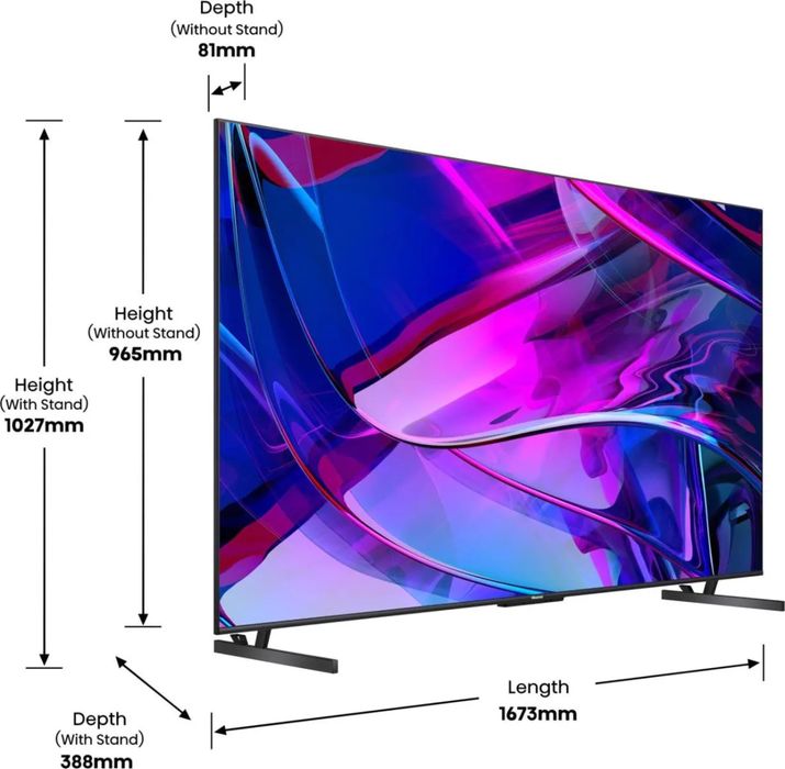 Tv hisense 189cm