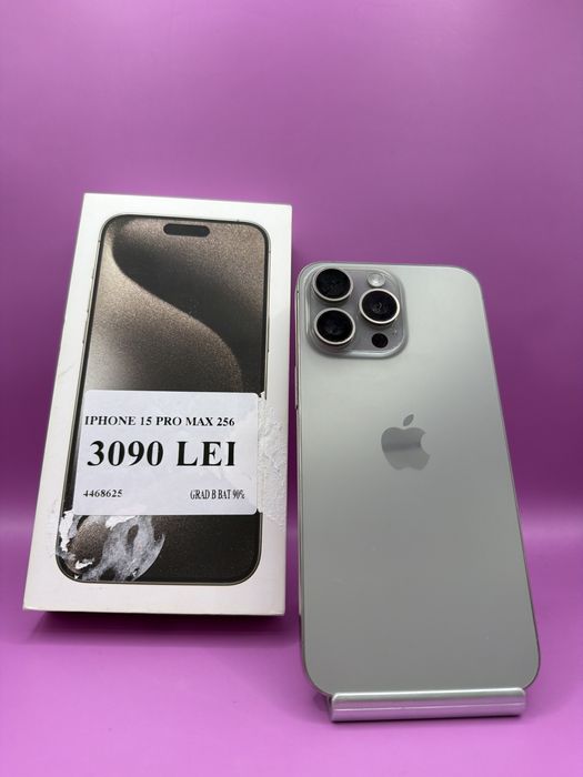 Iphone 15 pro max 256Gb •Matei Amanet Margeanului• 4468