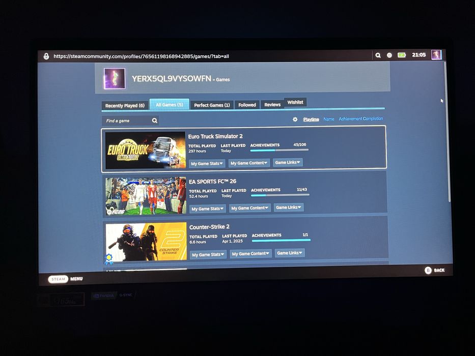 Steam account с играми